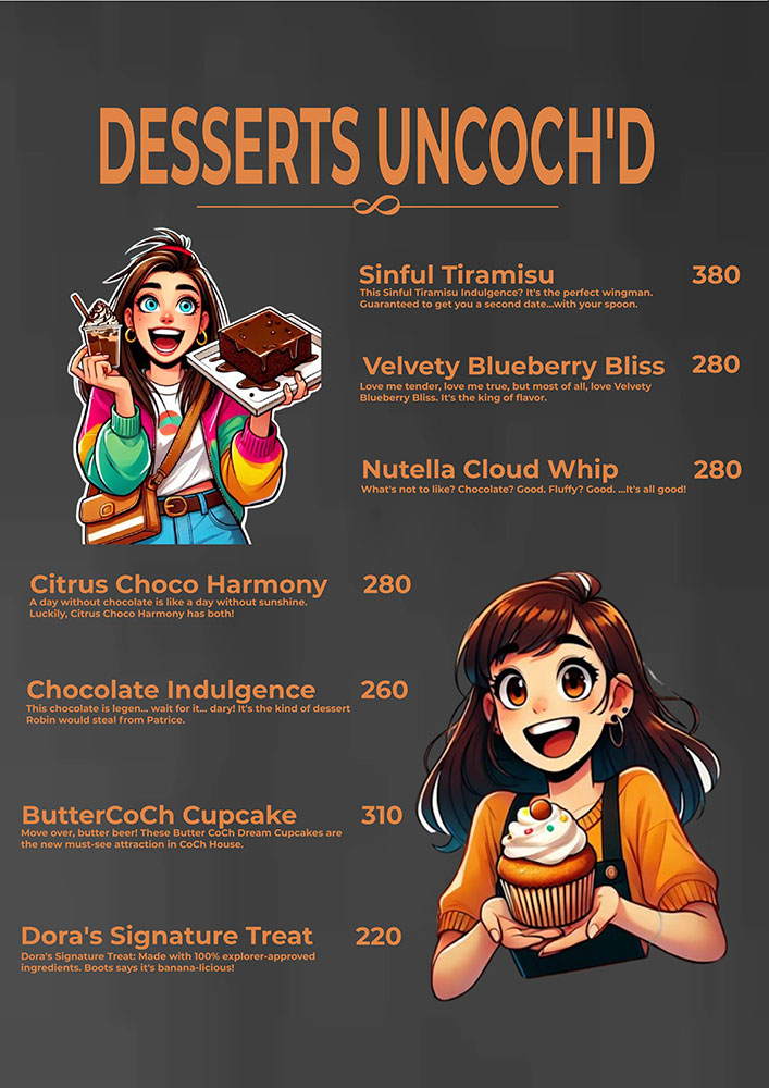 Food Menu Page 10